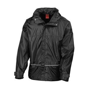 Result Mens Pro Coach Waterproof Jacket / Black